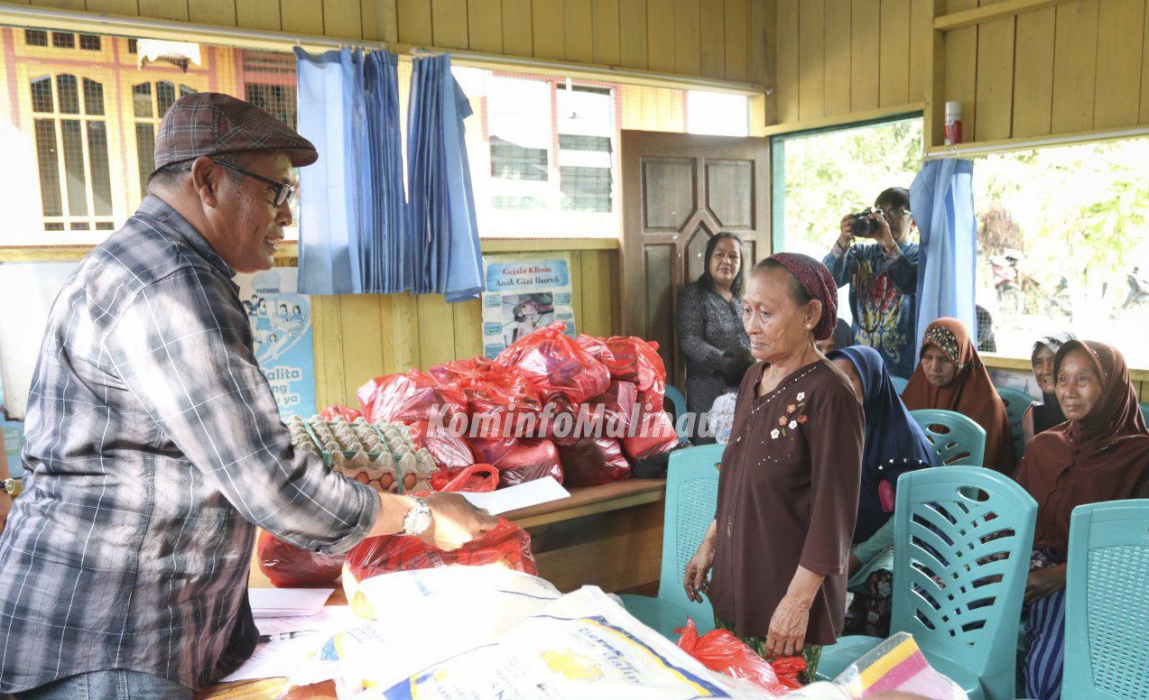 RT 04 Desa Malinau Hulu Salurkan Bantuan Sembako dan Rasda Kepada Lansia serta Warga Kurang Mampu