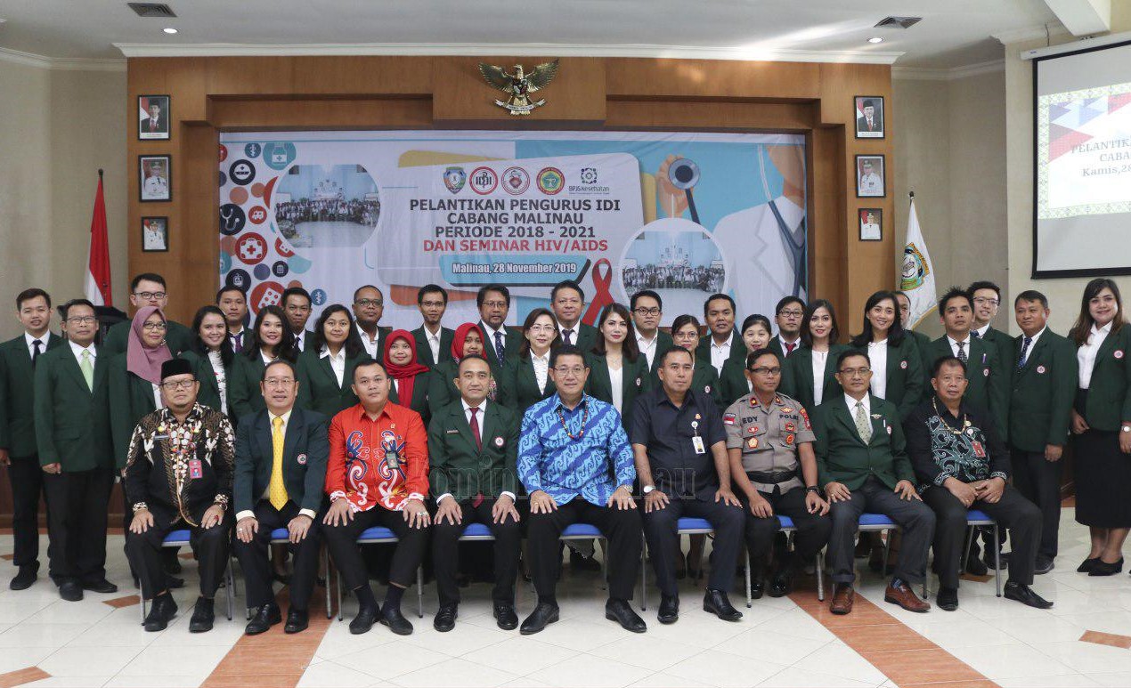 Pengurus Ikatan Dokter Indonesia Cabang Malinau Periode 2018-2021 Resmi Dilantik