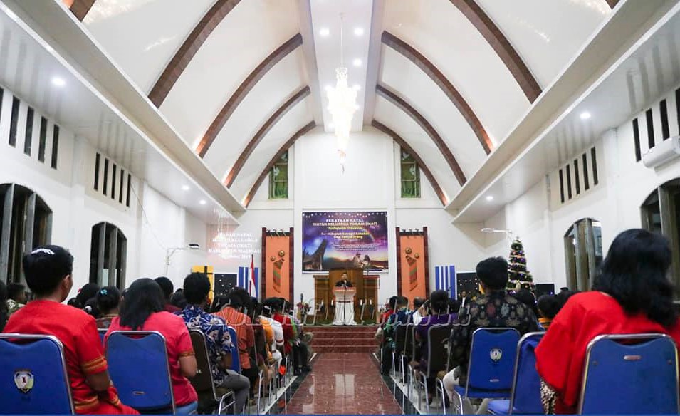 Sekda Malinau Hadiri Perayaan Natal IKAT