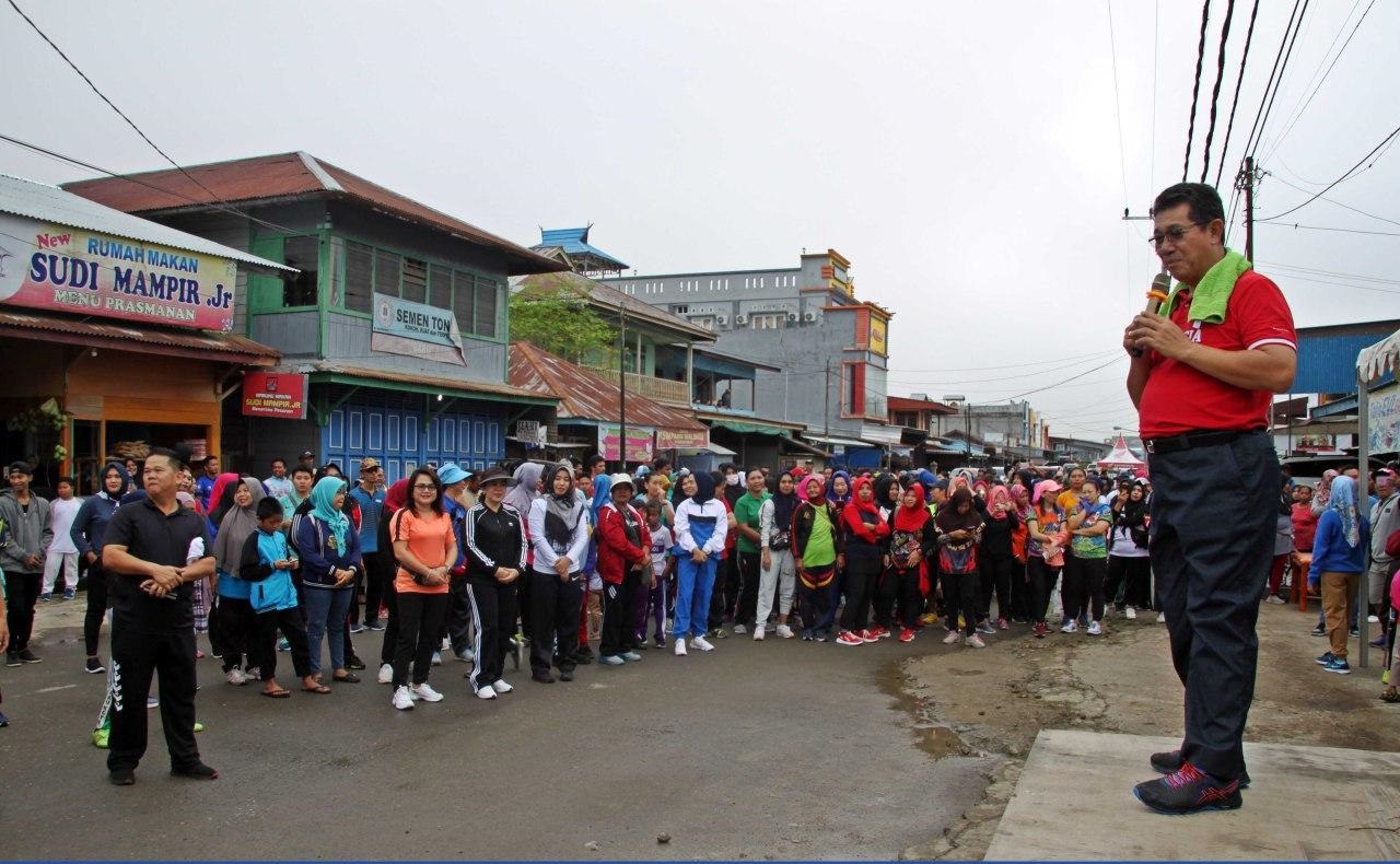 Kecamatan Malinau Kota Gelar Car Free Day, Bupati Yansen TP Berpesan Agar Budayakan Menggunakan Produk Lokal Malinau
