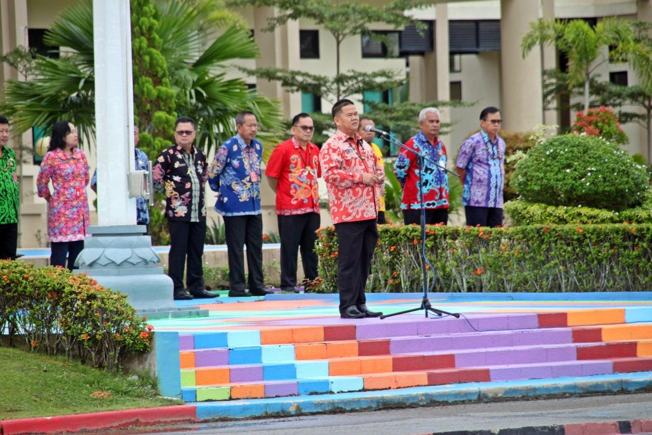 Pimpin Apel Perdana Tahun 2020, Ini Pesan Sekda Malinau Kepada ASN