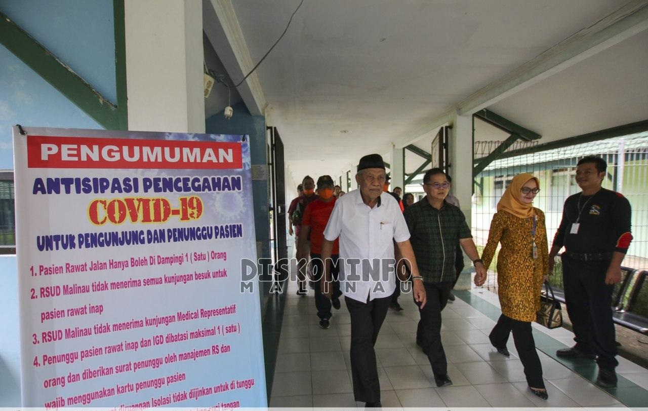 Dikunjungi Wagub Kaltara, Direktur RSUD Malinau Keluhkan Kurangnya APD Dari Pusat