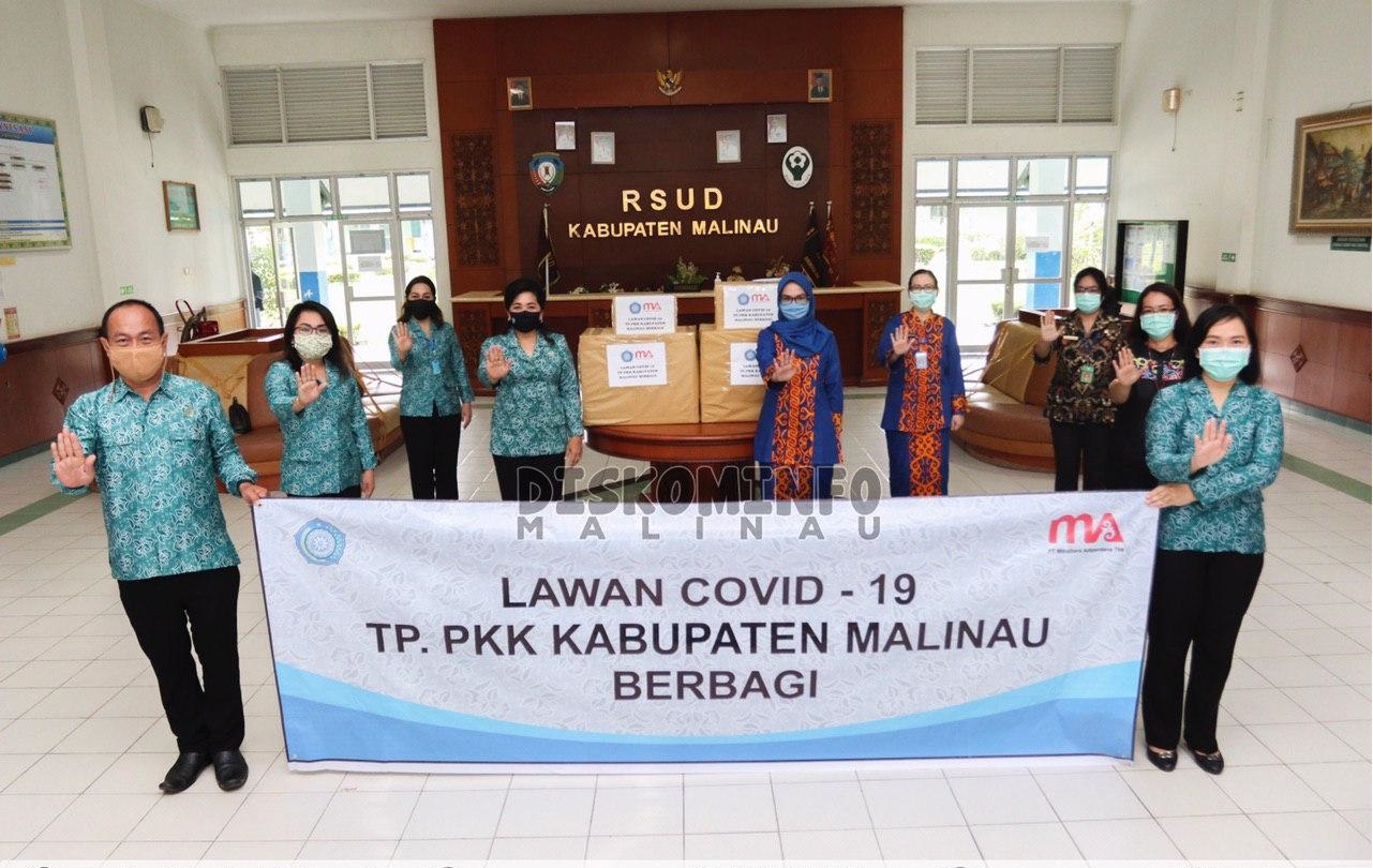 PKK Kabupaten Malinau Berikan Bantuan Kepada Petugas Kesehatan