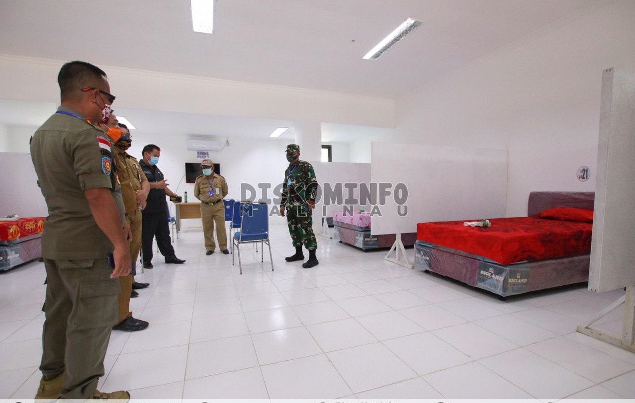 Gedung SMPN 1 Malinau Kota Mulai Digunakan Untuk Pasien Pandemi Covid-19