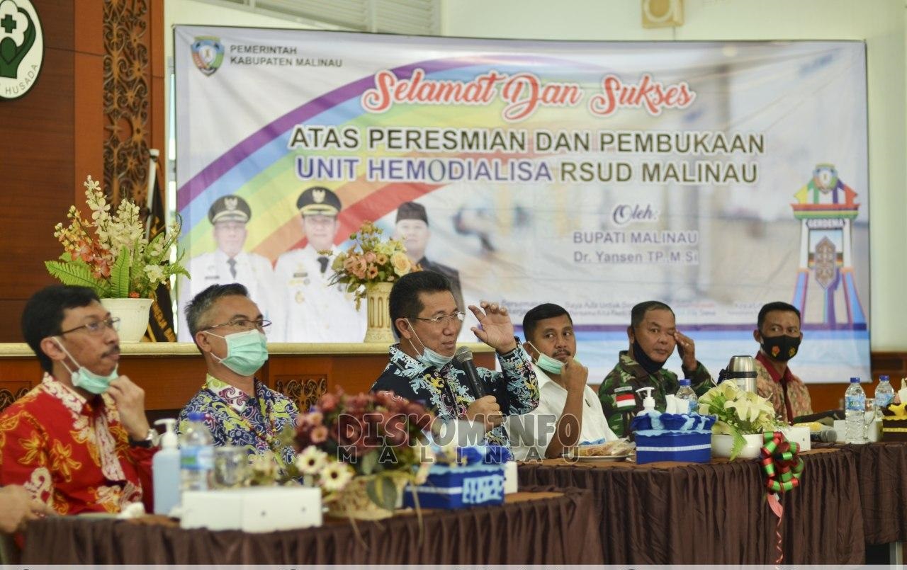 Wujudkan Tekad Bersama, Bupati Resmikan Unit Hemodialisa di RSUD Malinau