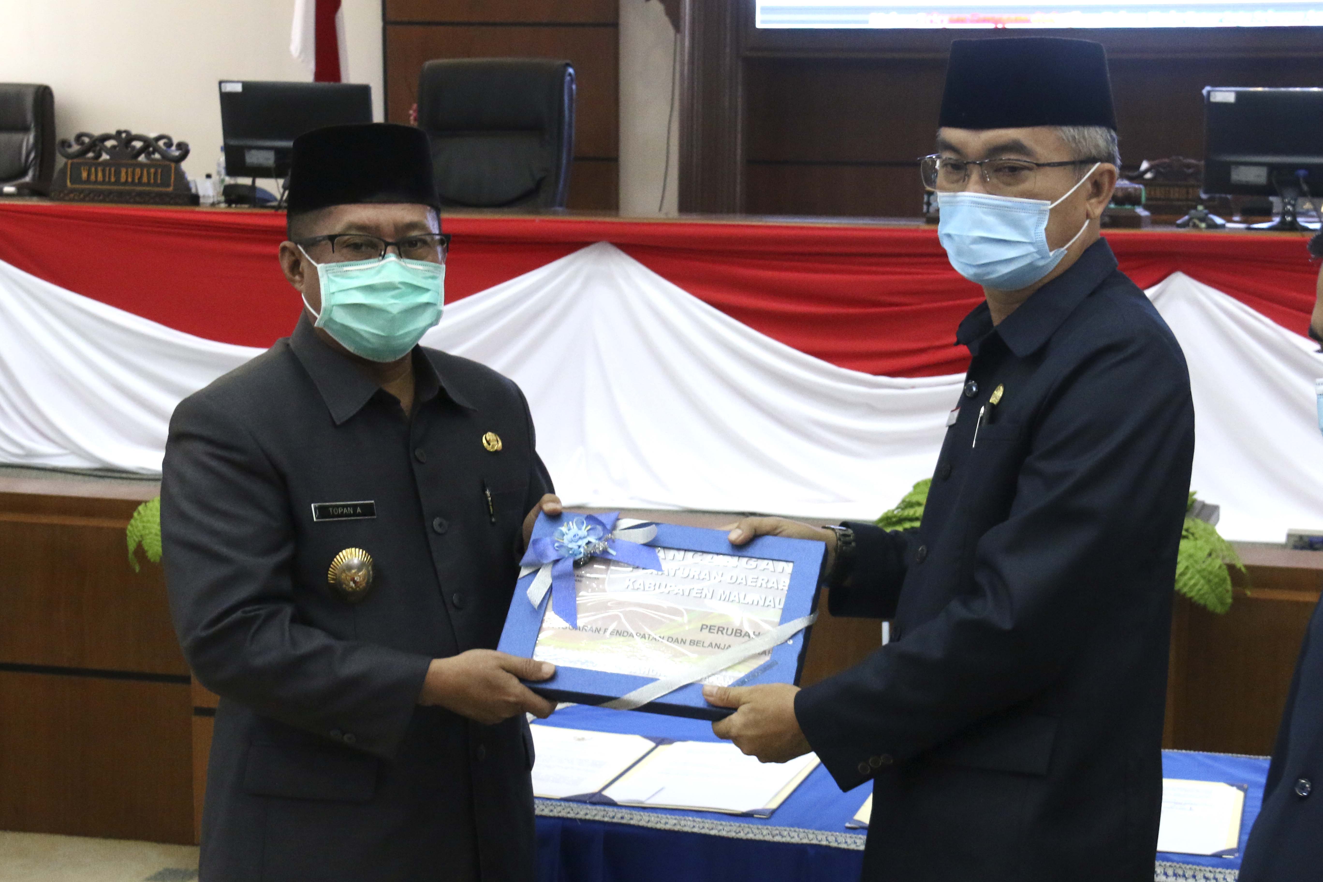 Raperda APBD Perubahan 2020 Disetujui DPRD, Wabup : Maksimalkan Penanganan Covid-19 dan Memulihkan Ekonomi Rakyat