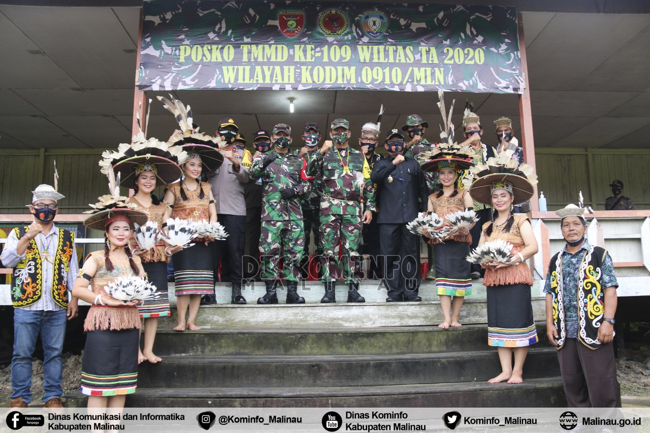 Pengawas dan Evaluasi TMMD ke-109 Brigjen TNI R.L Simanjuntak Tinjau Pelaksanaan TMMD di Malinau