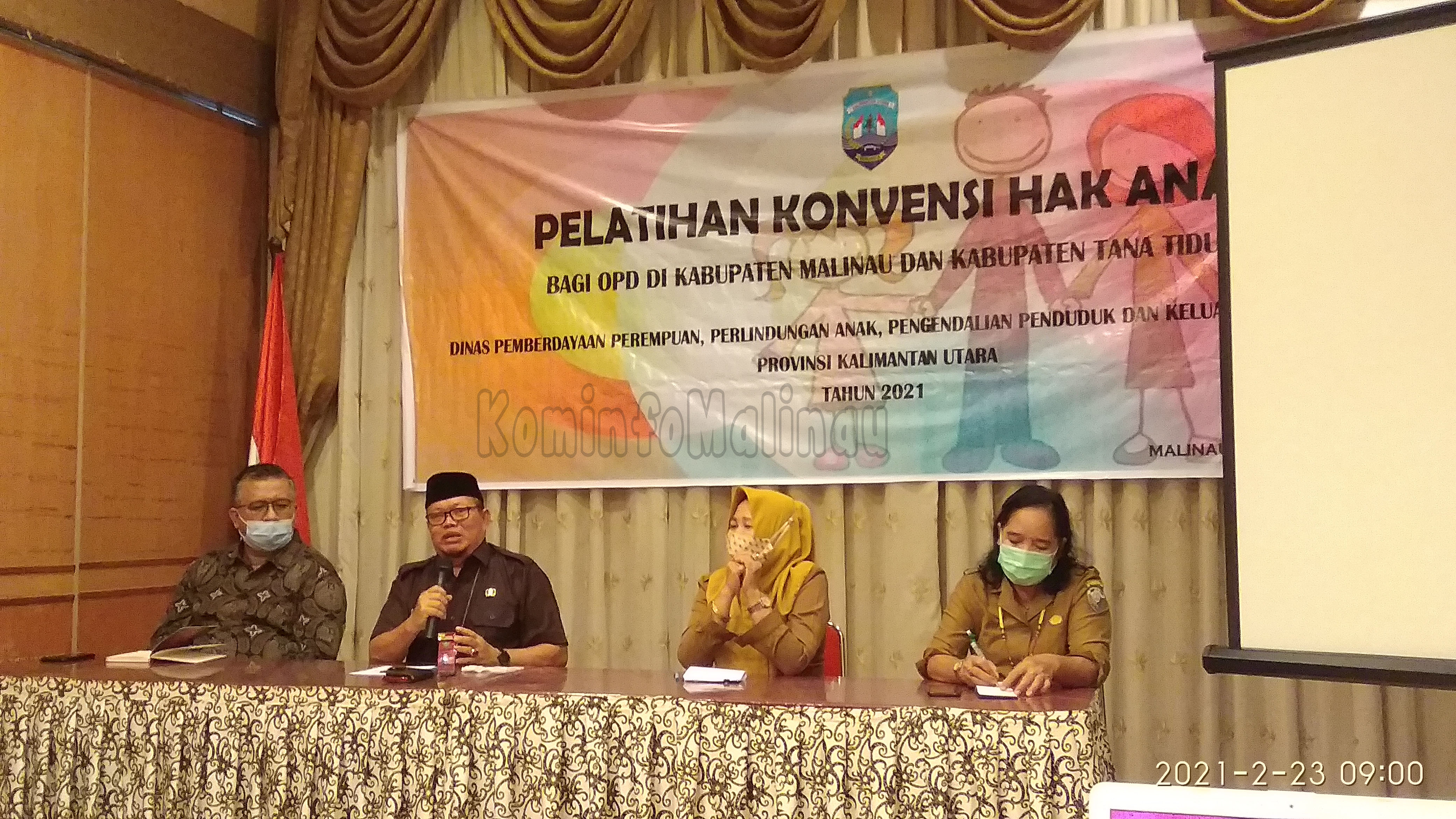 DP3AP2KB Provinsi Kaltara Gelar Pelatihan Konvensi Hak Anak