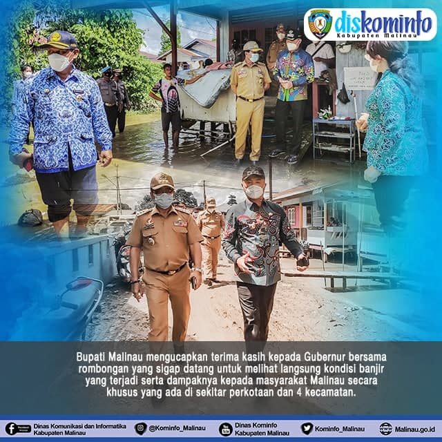Gubernur Kaltara Beri Bantuan Langsung Ke Masyarakat yang Terdampak Banjir