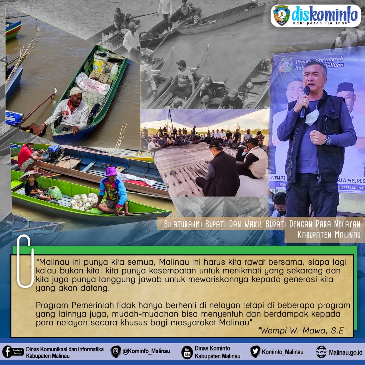 Bupati Jalin Silaturahmi Dengan Para Nelayan