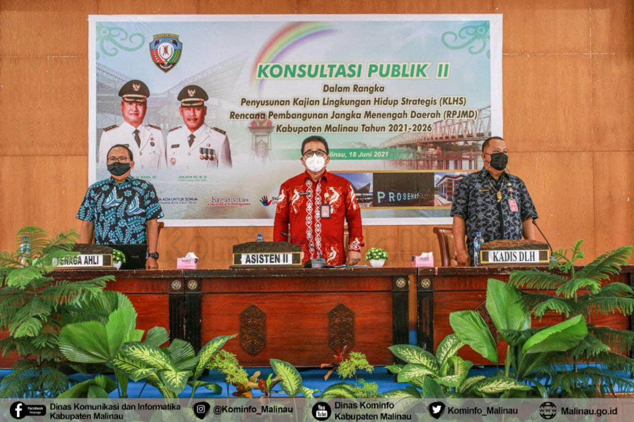 Pemkab Malinau Kembali Gelar Konsultasi Publik II KLHS RPJMD 2021-2026