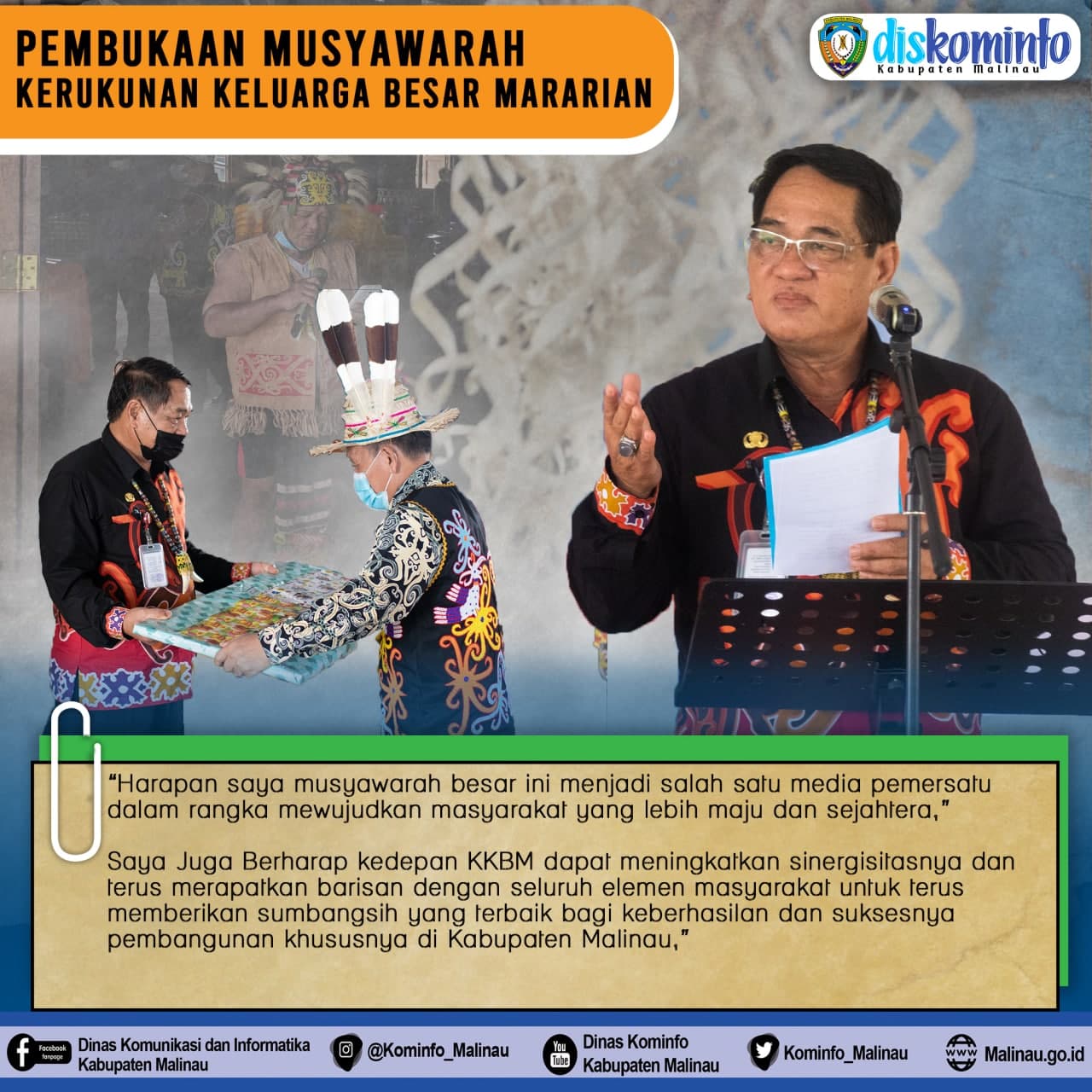 Asisten III Buka Secara Resmi Mubes Ke-V KKBM