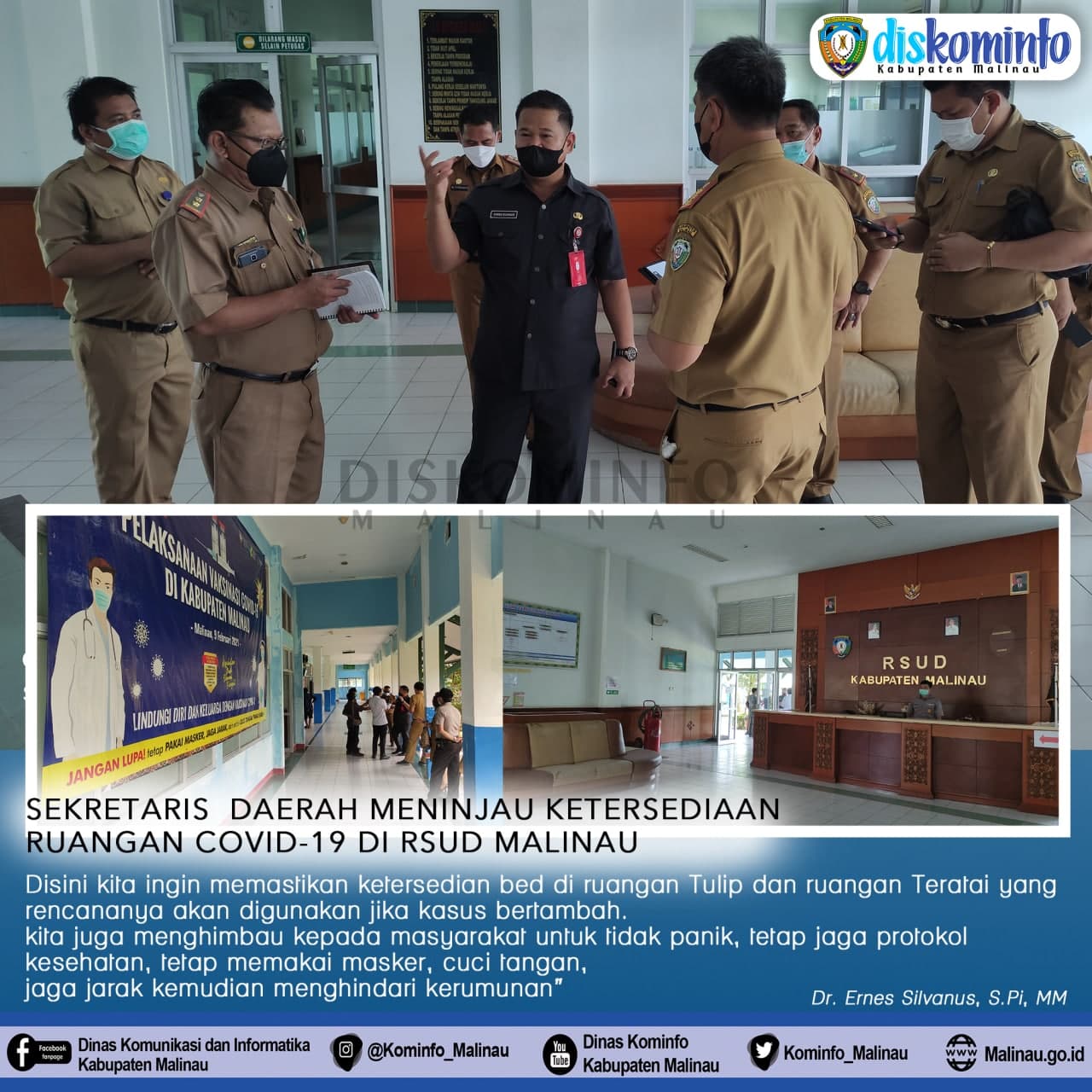 Sekda Lakukan Peninjauan Ke RSUD Malinau