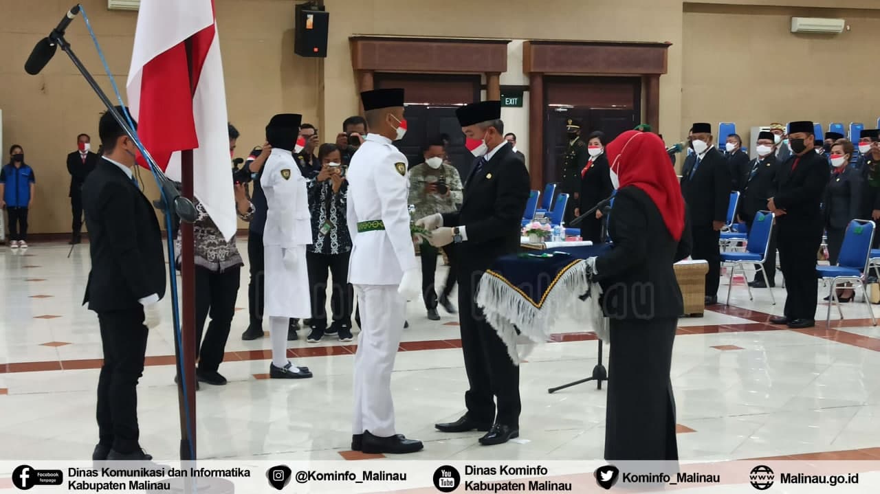 Bupati Kukuhkan 6 Orang Paskibraka Malinau