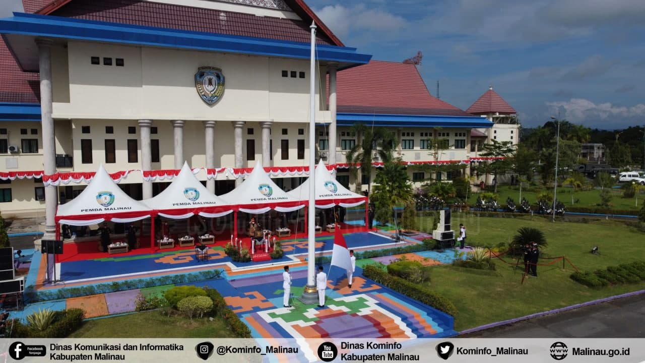 Bupati Malinau Pimpin Upacara HUT RI Ke-76