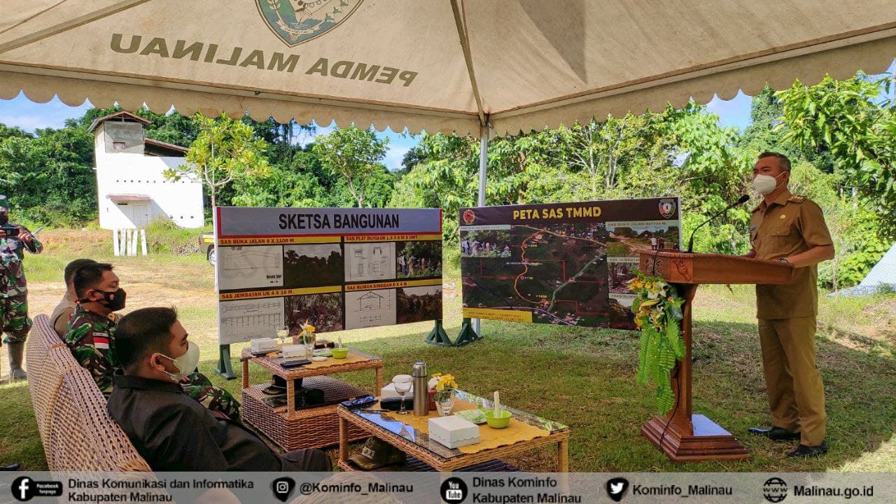 Bupati Hadiri Pembukaan Pra TMMD Ke-112