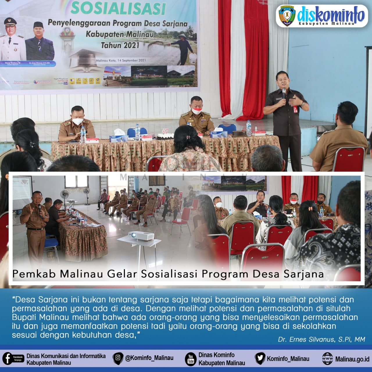 Pemkab Malinau Gelar Sosialisasi Program Desa Sarjana