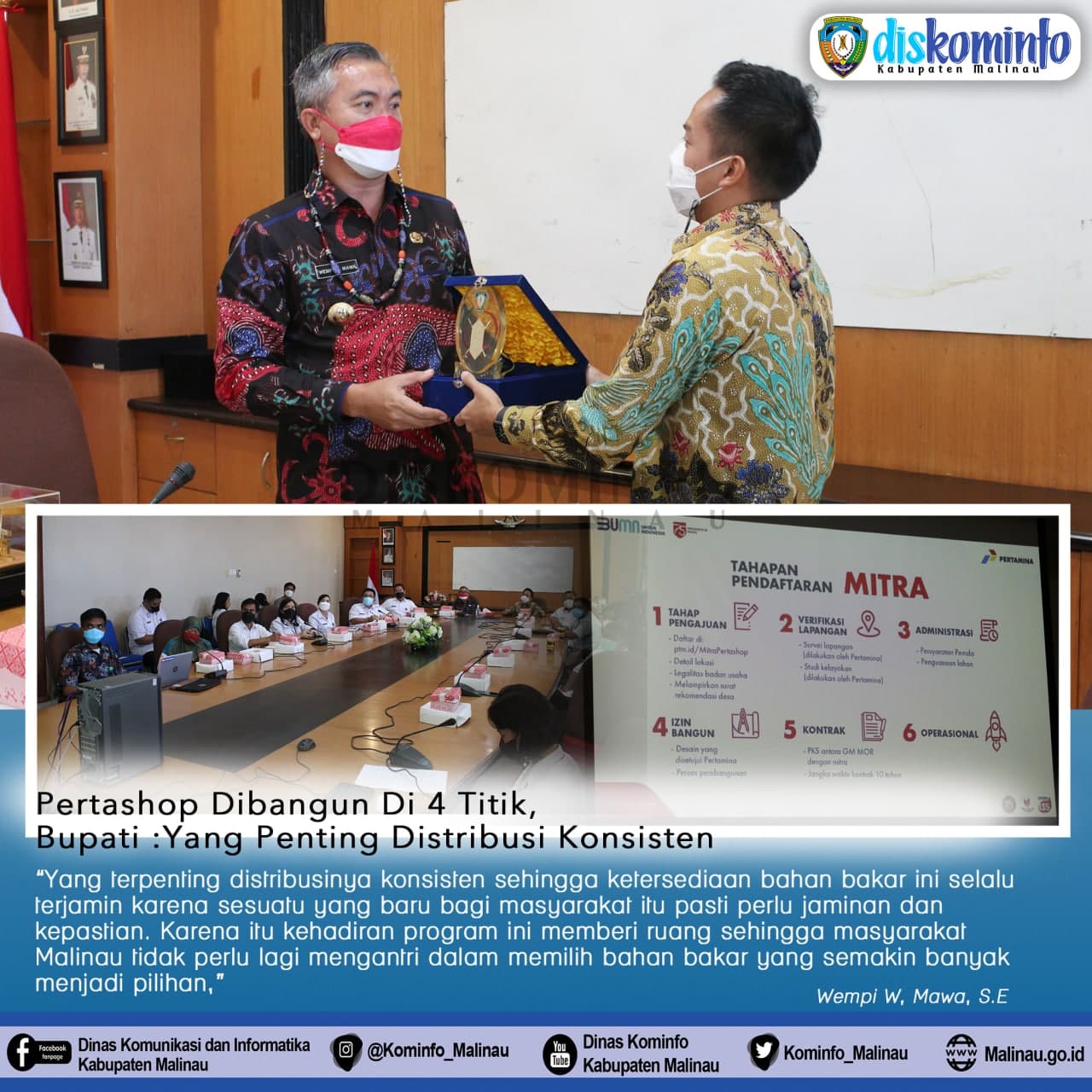 Pertashop Dibangun Di Malinau, Bupati : Yang Penting Distribusi Konsisten