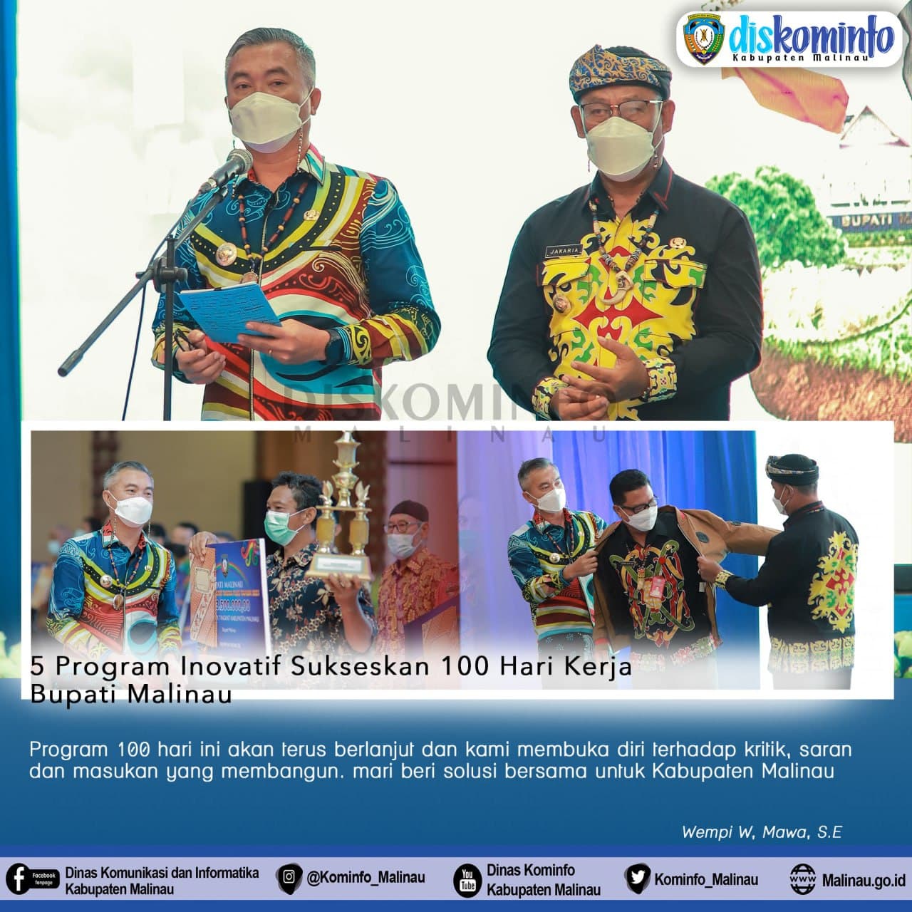 5 Program Inovatif Sukseskan 100 Hari Kerja Bupati dan Wakil Bupati Malinau