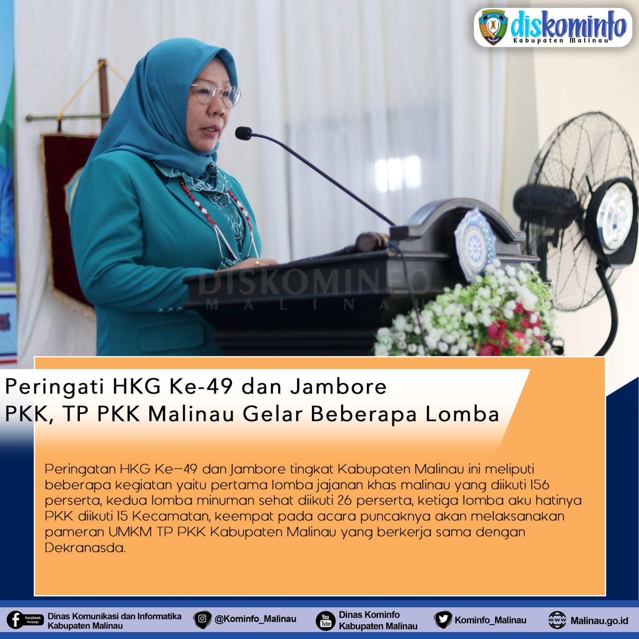 Peringati HKG Ke-49 dan Jambore PKK, TP PKK Malinau Gelar Beberapa Lomba