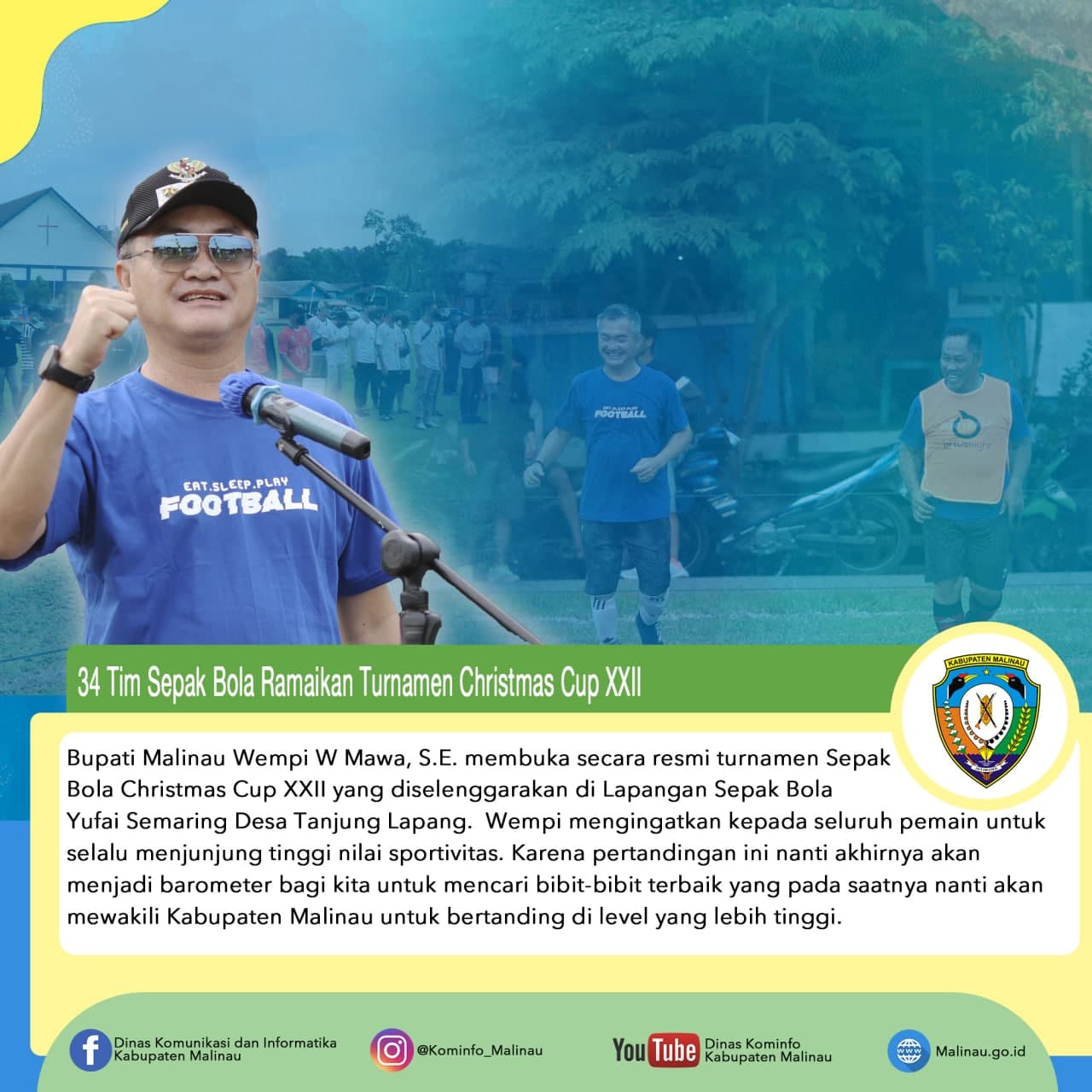 34 Tim Sepak Bola Ramaikan Turnamen Christmas Cup XXII