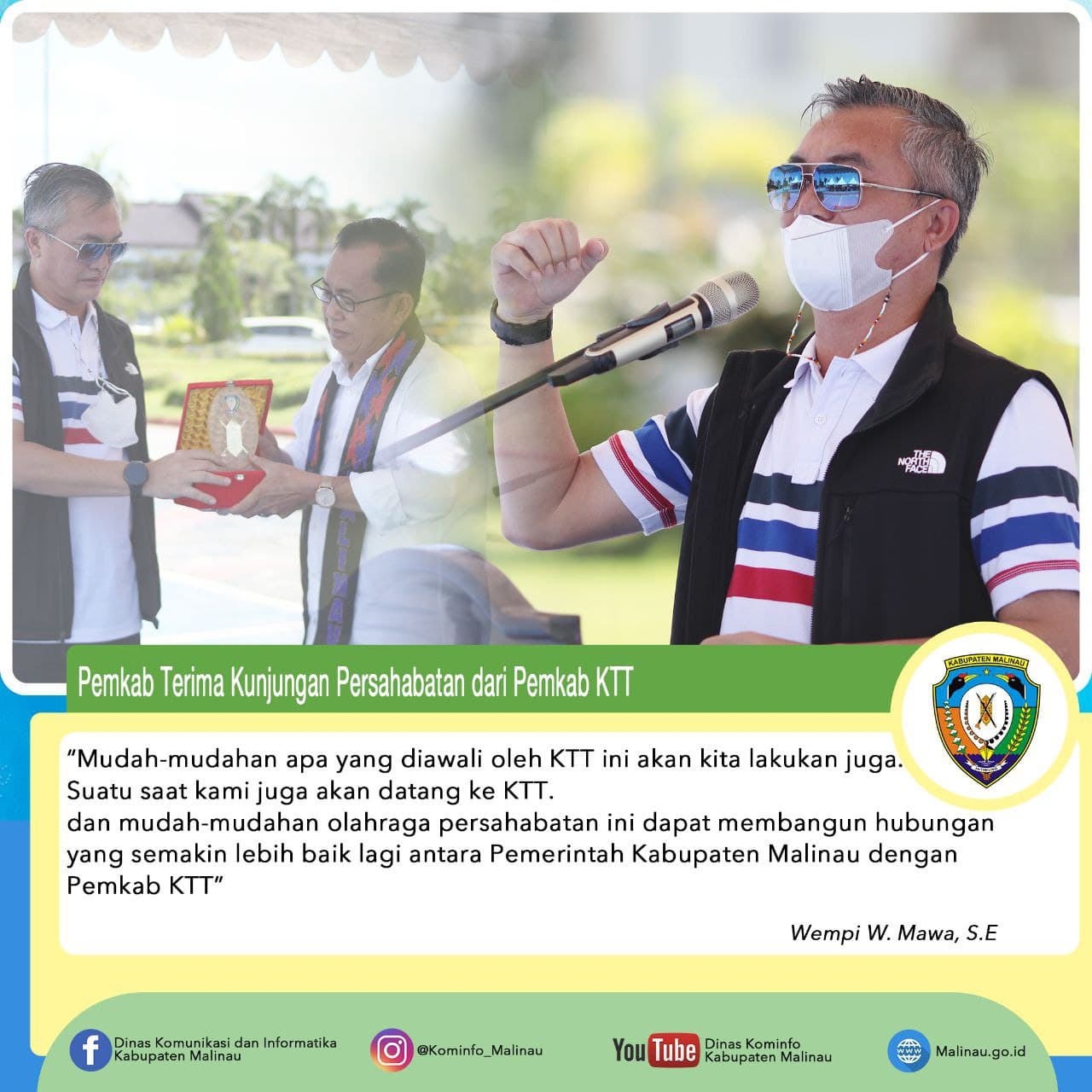 Pemkab Malinau Terima Kunjungan Persahabatan dari Pemkab Tana Tidung