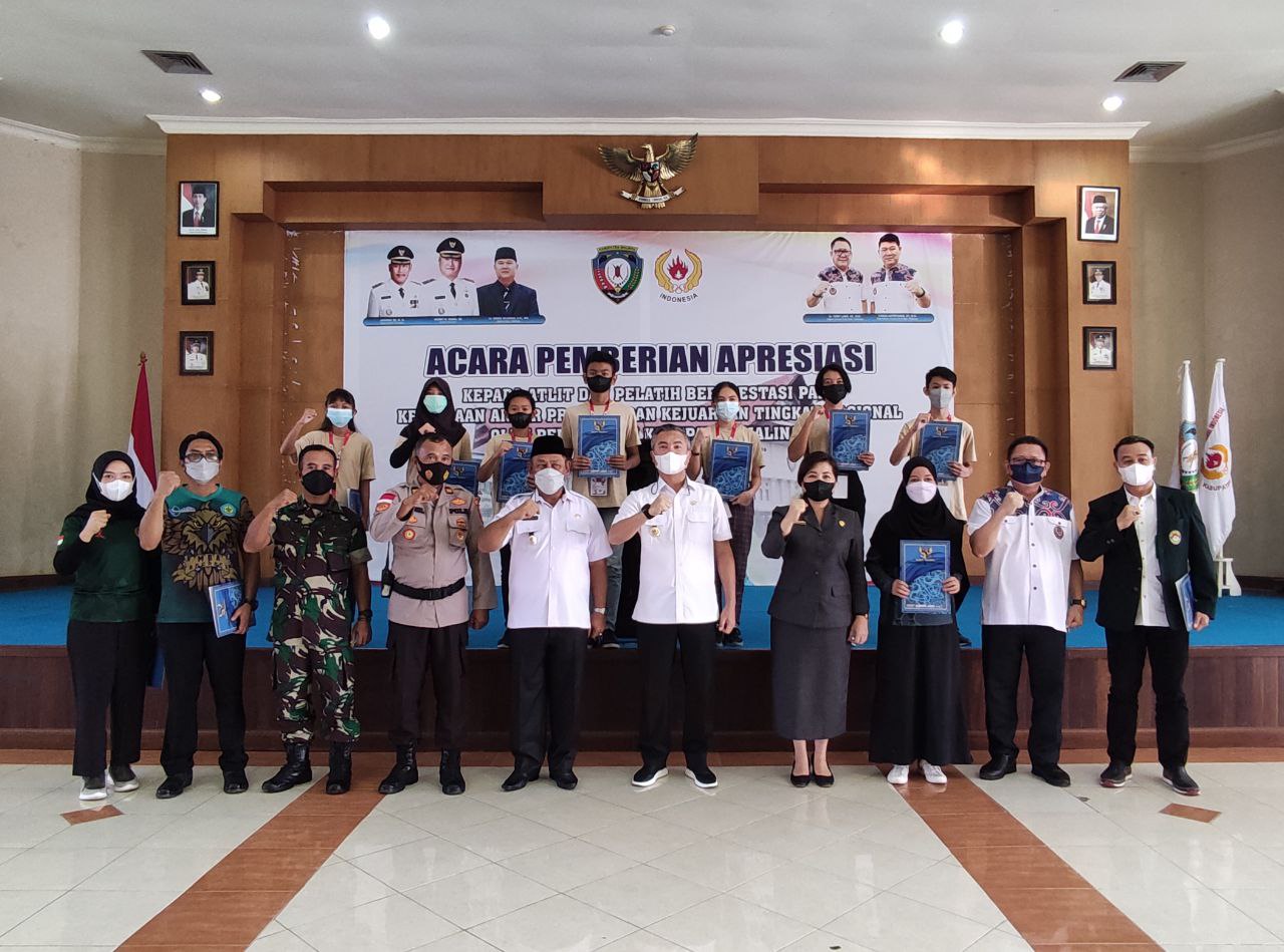 Capai Prestasi, Pemkab Berikan Apresiasi Kepada Atlet dan Pelatih