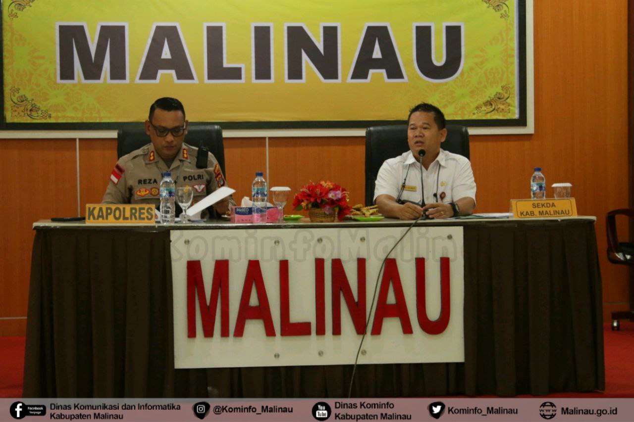 Sekda Hadiri Rakor Dengan Polres Malinau Bahas Pelaksanaan Vaksin Untuk Anak