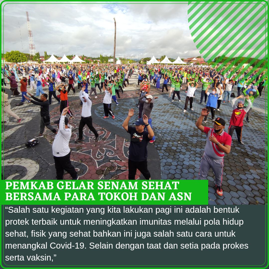 Pemkab Gelar Senam Sehat Bersama