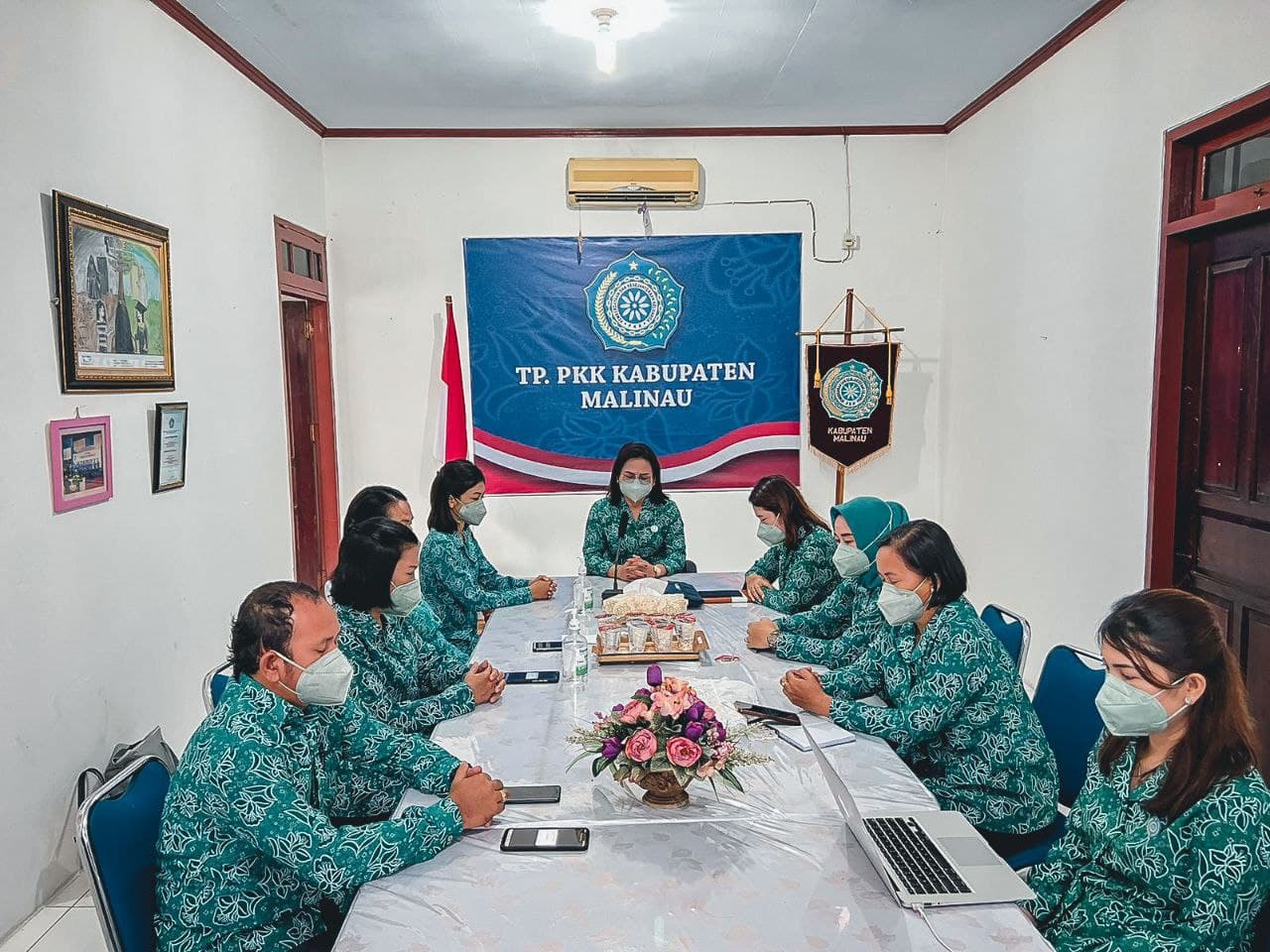 TP PKK Malinau Ikuti Pembekalan Kader PKK Pro Sehat Kendali Covid-19