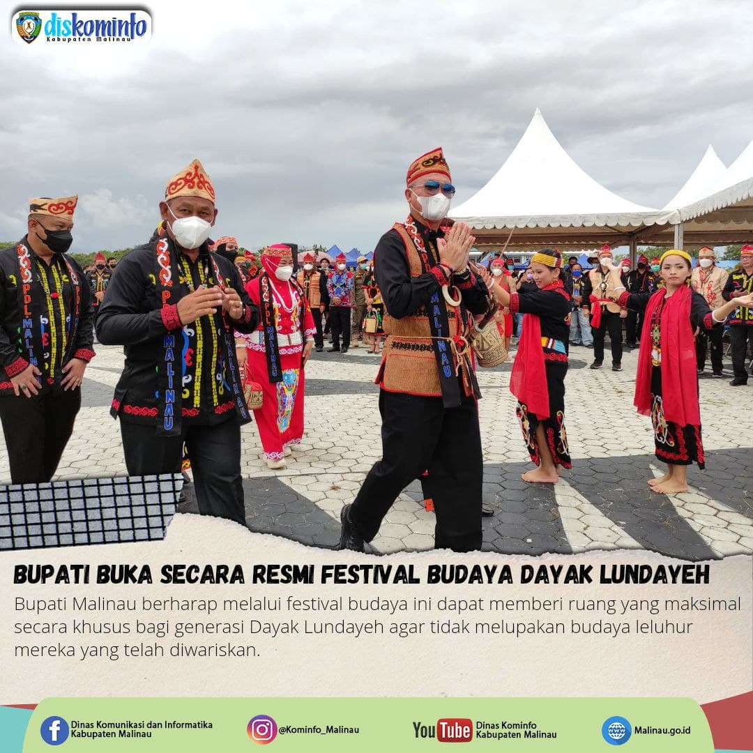 Bupati Buka Secara Resmi Festival Budaya Dayak Lundayeh
