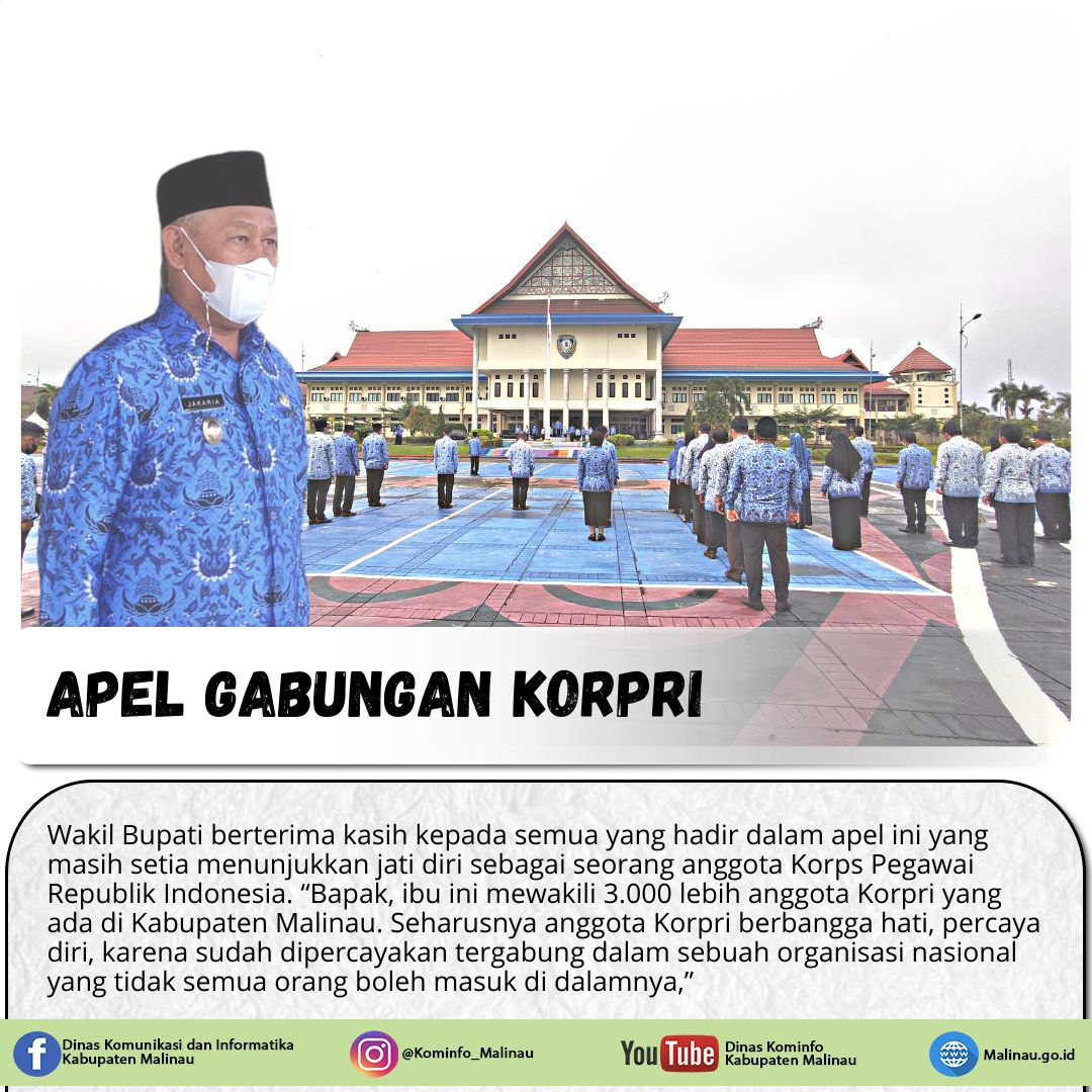 Wabup Pimpin Apel Gabungan Korpri