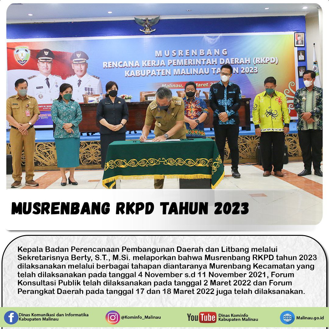 Bupati Buka Musrenbang RKPD Tahun 2023