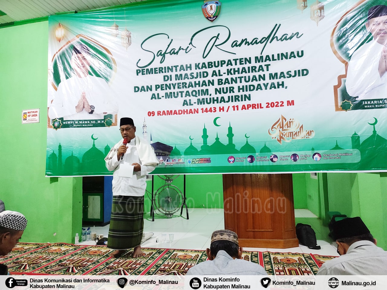 Masjid Al-Khairat Jadi Lokasi Pertama Kunjungan Safari Ramadhan Wabup Malinau
