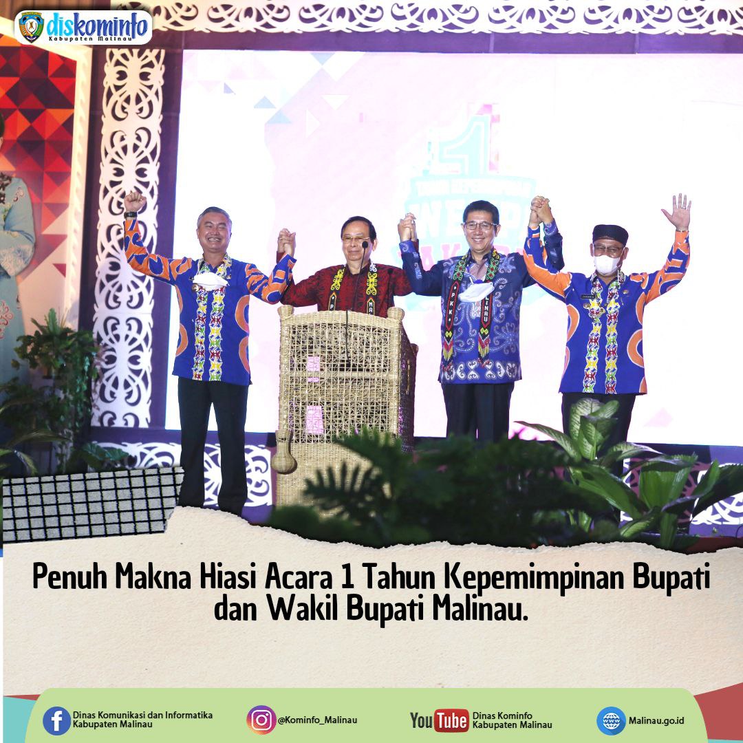 Penuh Makna Hiasi Acara 1 Tahun Kepemimpinan Bupati dan Wakil Bupati Malinau.
