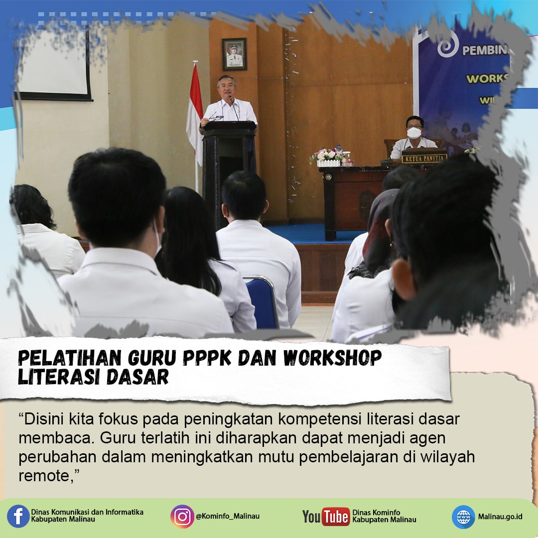 Bupati Buka Pelatihan Guru PPPK dan Workshop Literasi Dasar