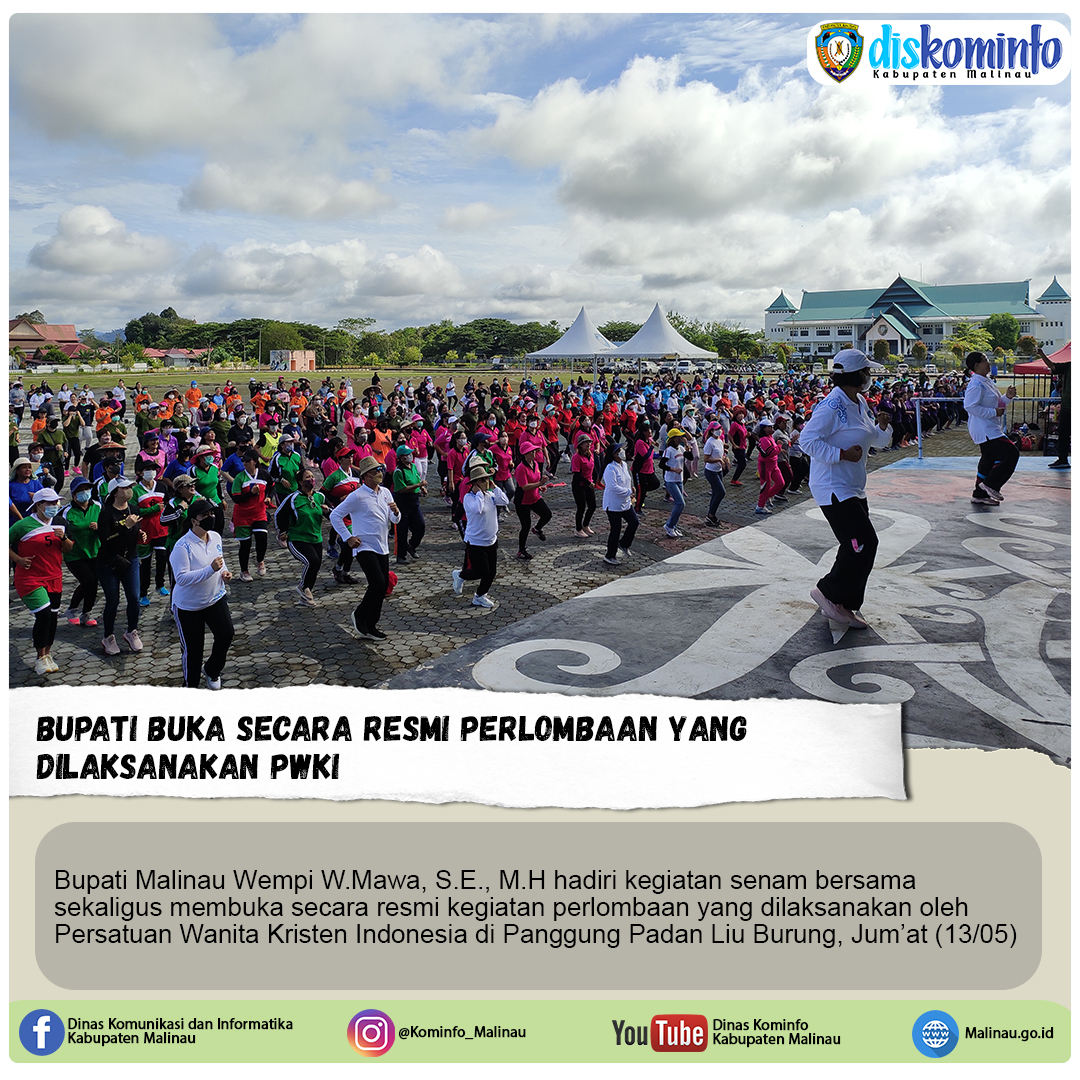Bupati Buka Secara Resmi Perlombaan yang Dilaksanakan PWKI Kabupaten Malinau