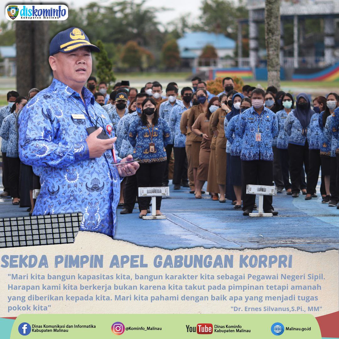Sekda Pimpin Apel Gabungan Korpri