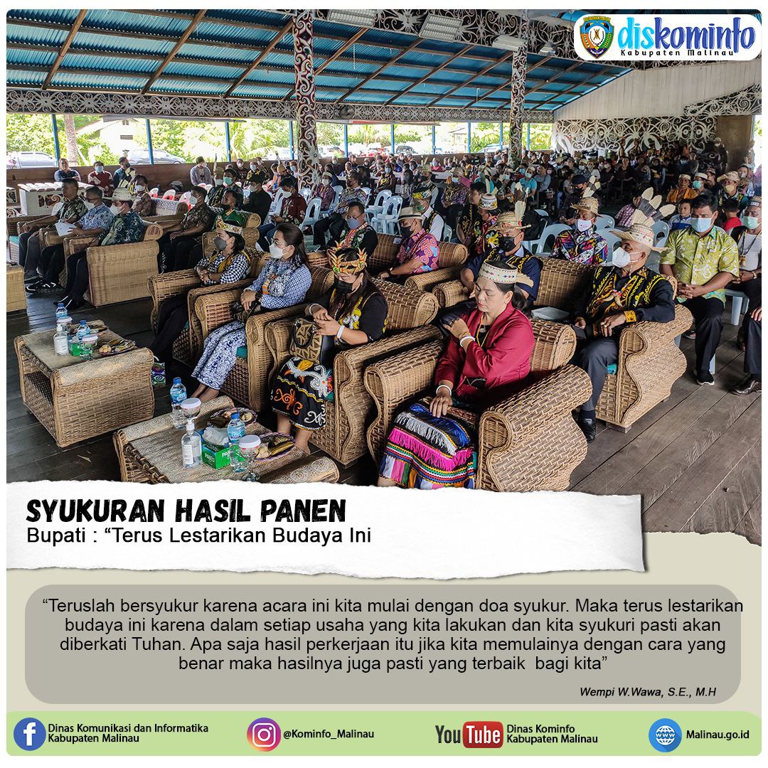 Hadiri Acara Syukuran Hasil Panen, Bupati : Terus Lestarikan Budaya Ini