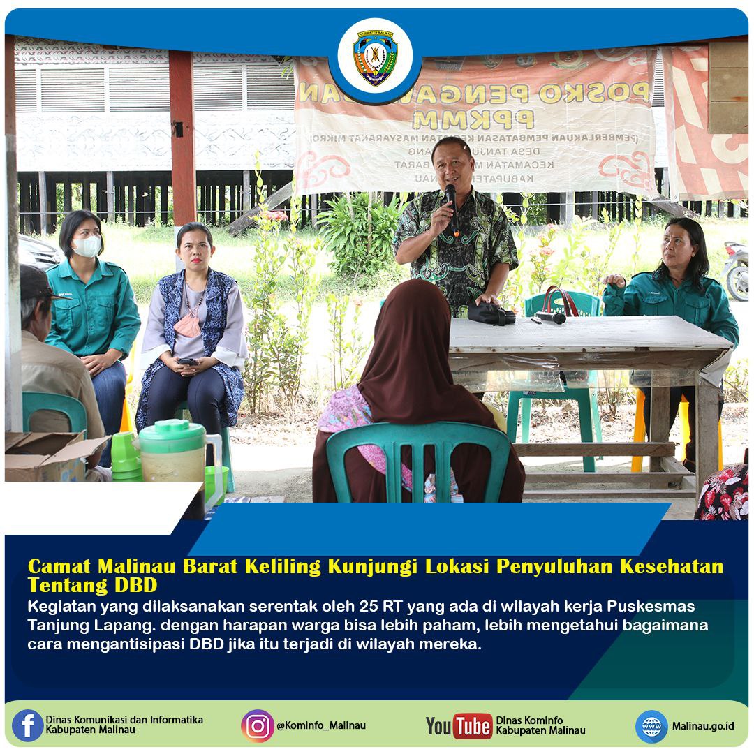 Camat Malbar Keliling Kunjungi Lokasi Penyuluhan Kesehatan Tentang DBD