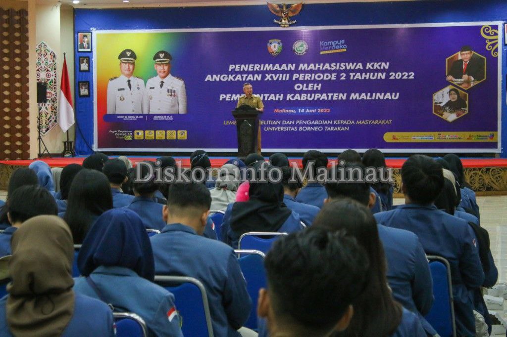 Bupati Sambut Kedatangan Mahasiswa KKN Universitas Borneo Tarakan di Malinau