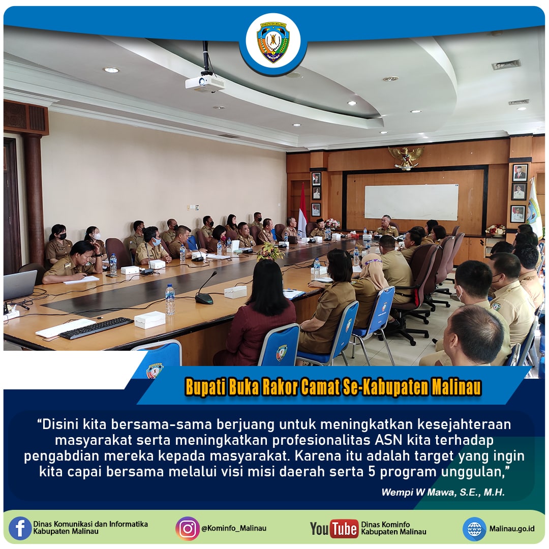 Bupati Buka Rakor Camat Se-Kabupaten Malinau