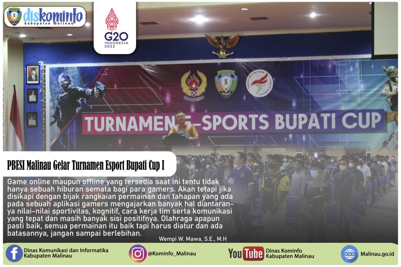 PBESI Malinau Gelar Turnamen Esport Bupati Cup I, Total Hadiah 60 Juta