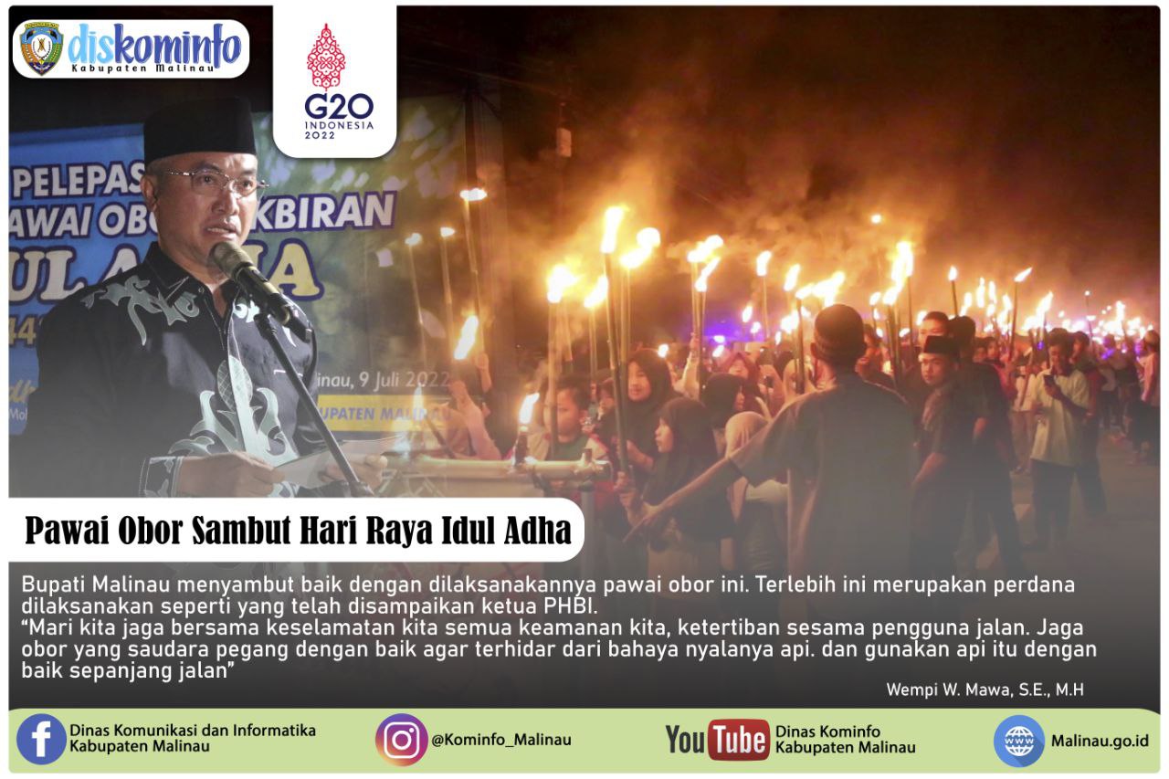 Bupati Lepas Peserta Pawai Obor Sambut Hari Raya Idul Adha