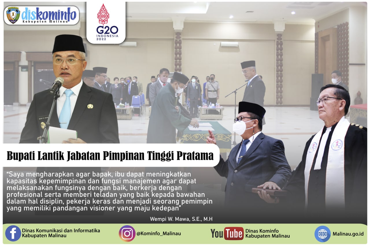 Bupati Lantik Pejabat JPTP