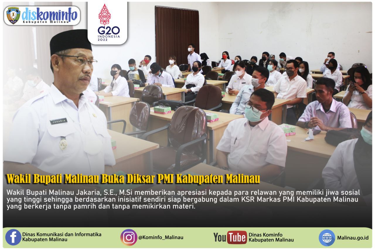 Wabup Buka Diksar PMI Kab. Malinau