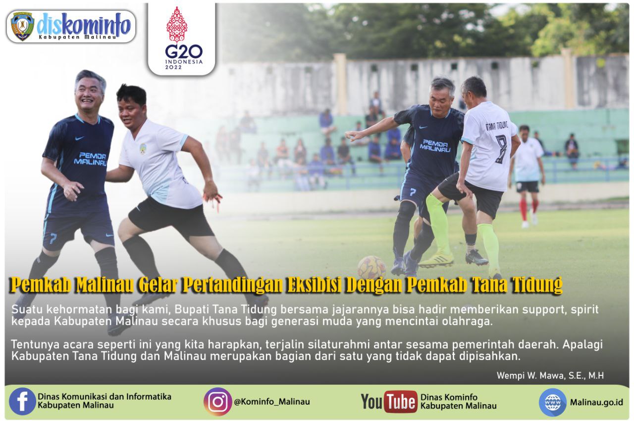 Pemkab Malinau Gelar Pertandingan Eksibisi Dengan Pemkab Tana Tidung