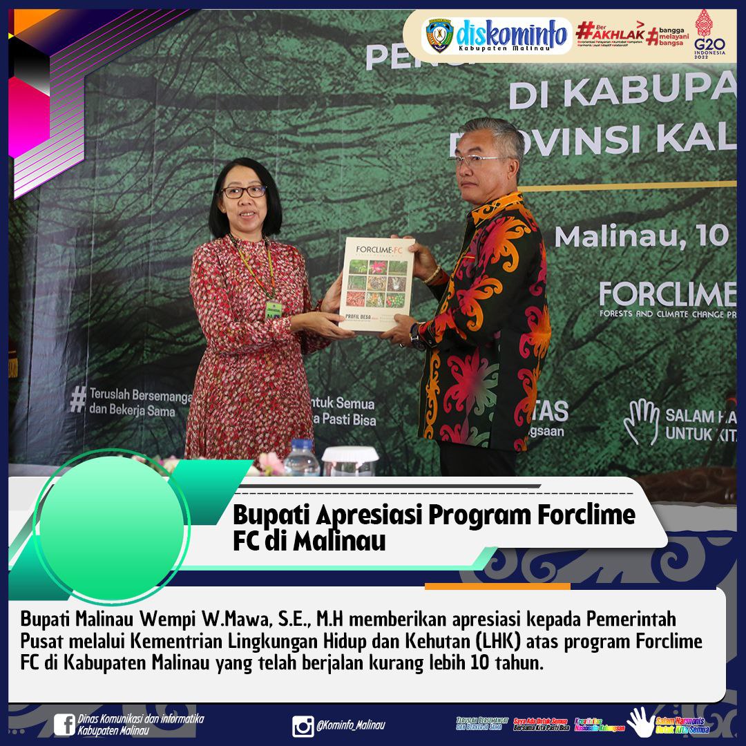 Bupati Apresiasi Program Forclime FC di Malinau