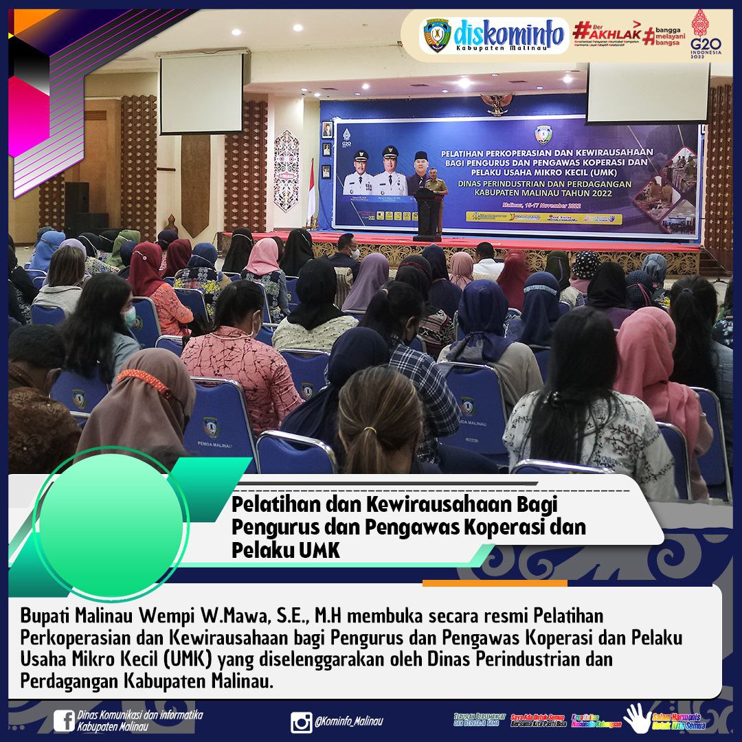 300 Peserta Ikuti Pelatihan Perkoperasian dan Kewirausahaan UMK