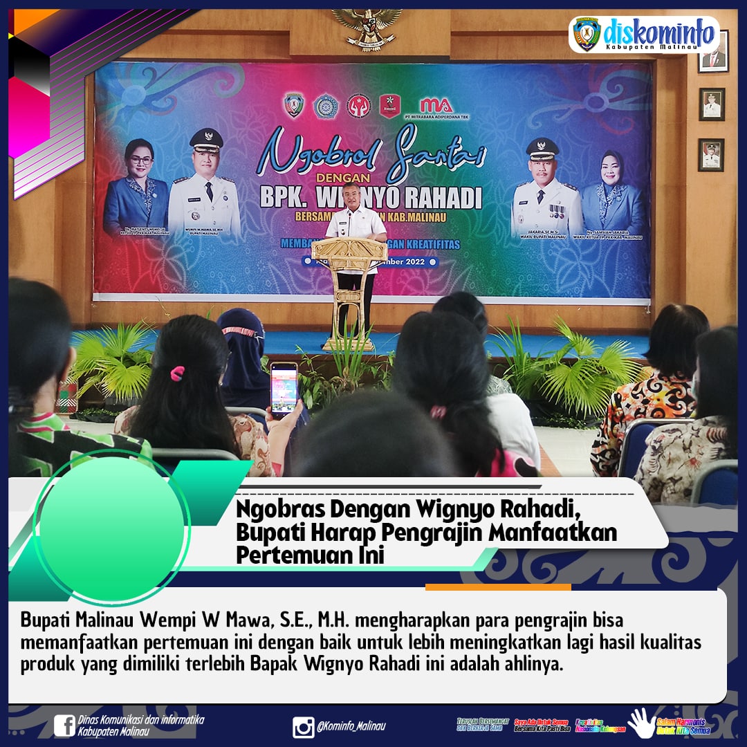Ngobras Dengan Wignyo Rahadi, Bupati Harap Pengrajin Manfaatkan Pertemuan Ini
